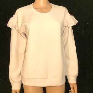 Jessica Simpson Ruffled Sleeve Top SZ--LG